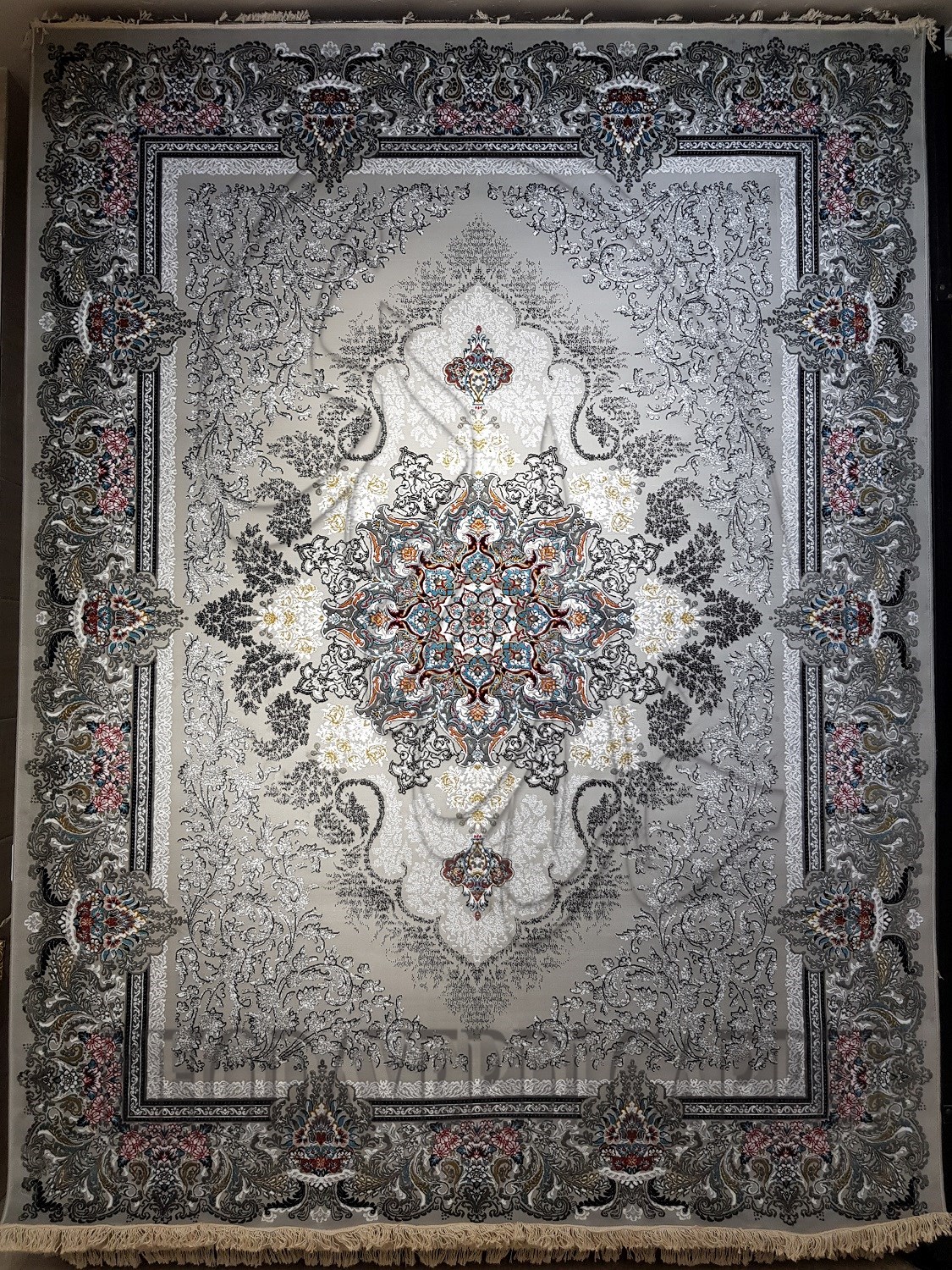  فرش نگین مشهد 700 شانه تراکم 2100 کد 724 